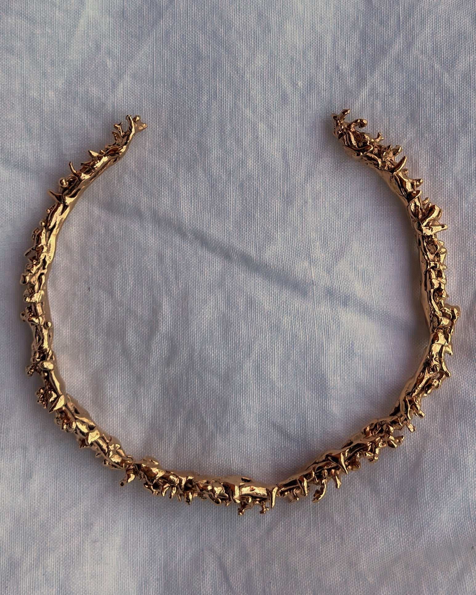 Corallia Arkhé Choker - Gold Plated Brass