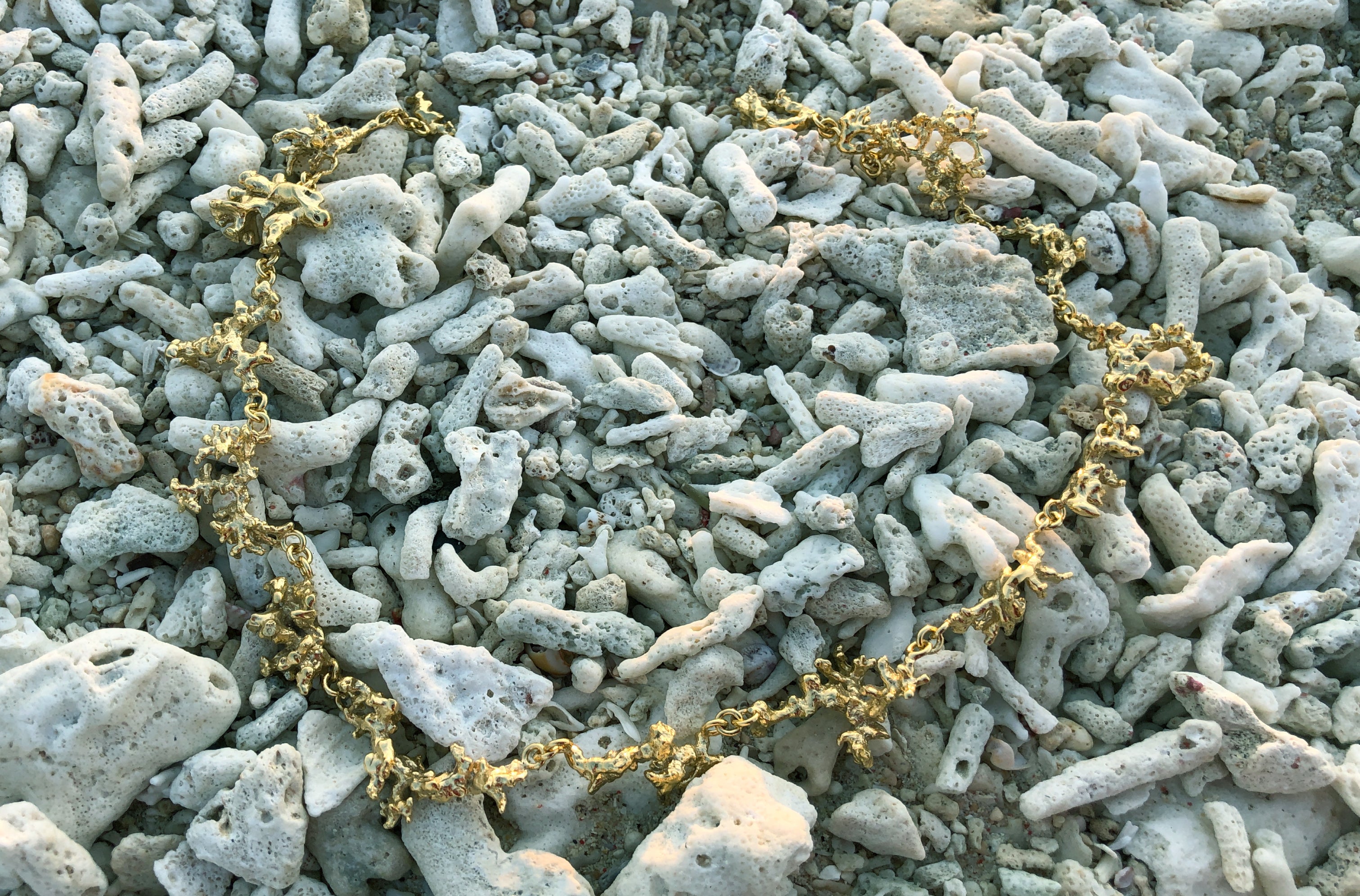 <transcy>Collar
Corallia Fluid - Plata reciclada bañada en oro vermeil</transcy>