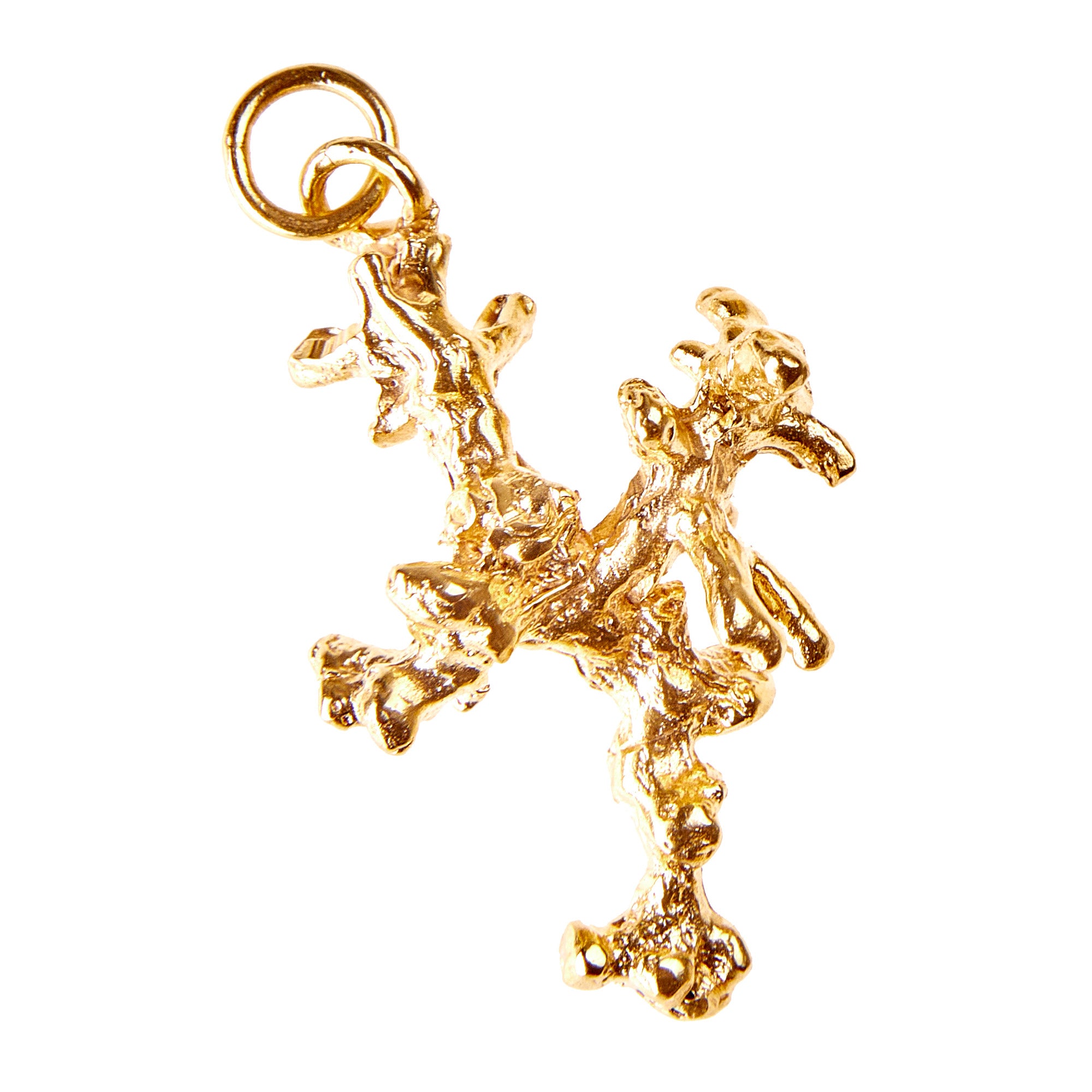 Corallia Aer Charm - Gold Plated Brass