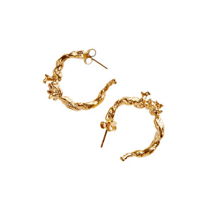 Corallia Kyklos Hoops - Gold Vermeil Recycled Silver