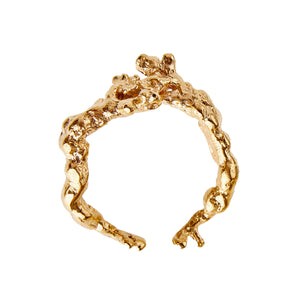 Corallia Kyma Ring - Gold Plated Brass