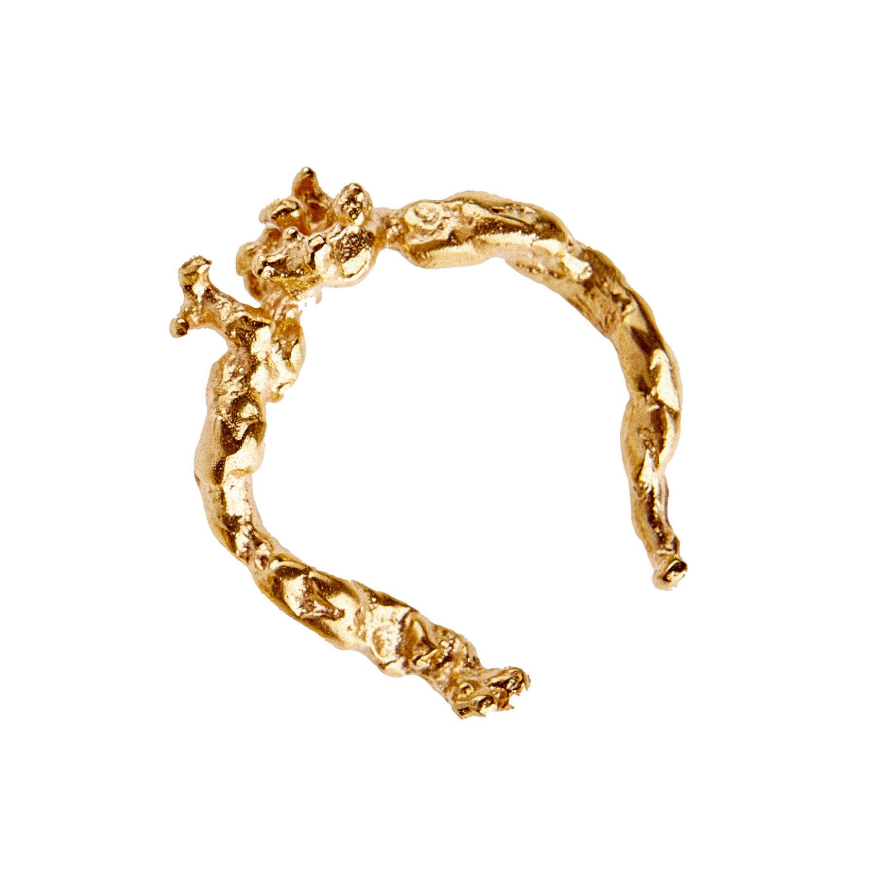 Corallia Psammos Ring - Gold Plated Brass