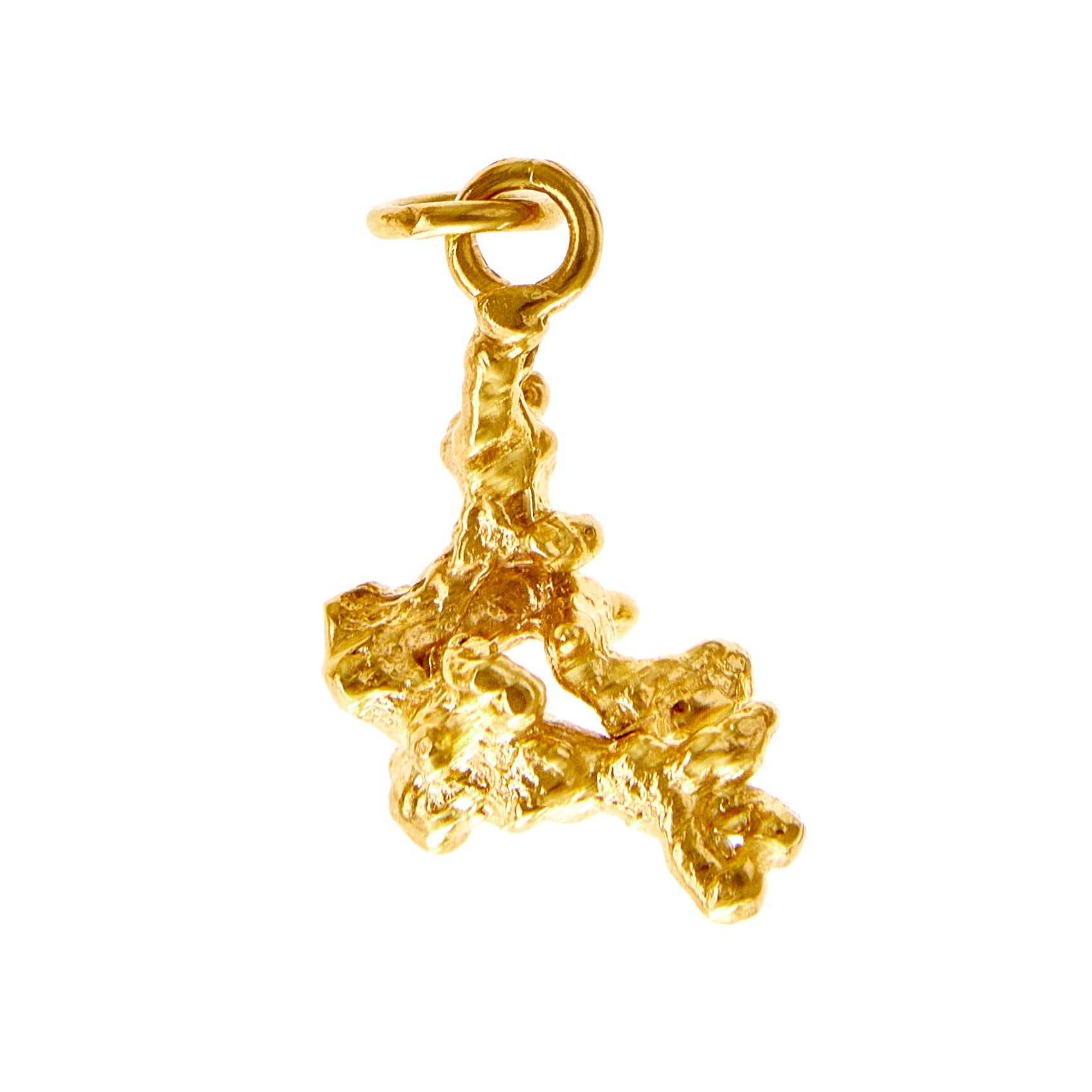 Corallia Speos Charm - Gold Plated Brass