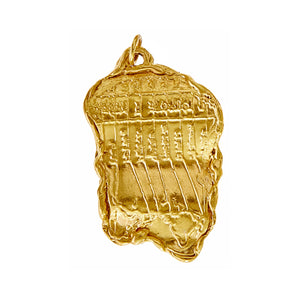 Navigatio Calcutta Charm - Gold Plated Brass