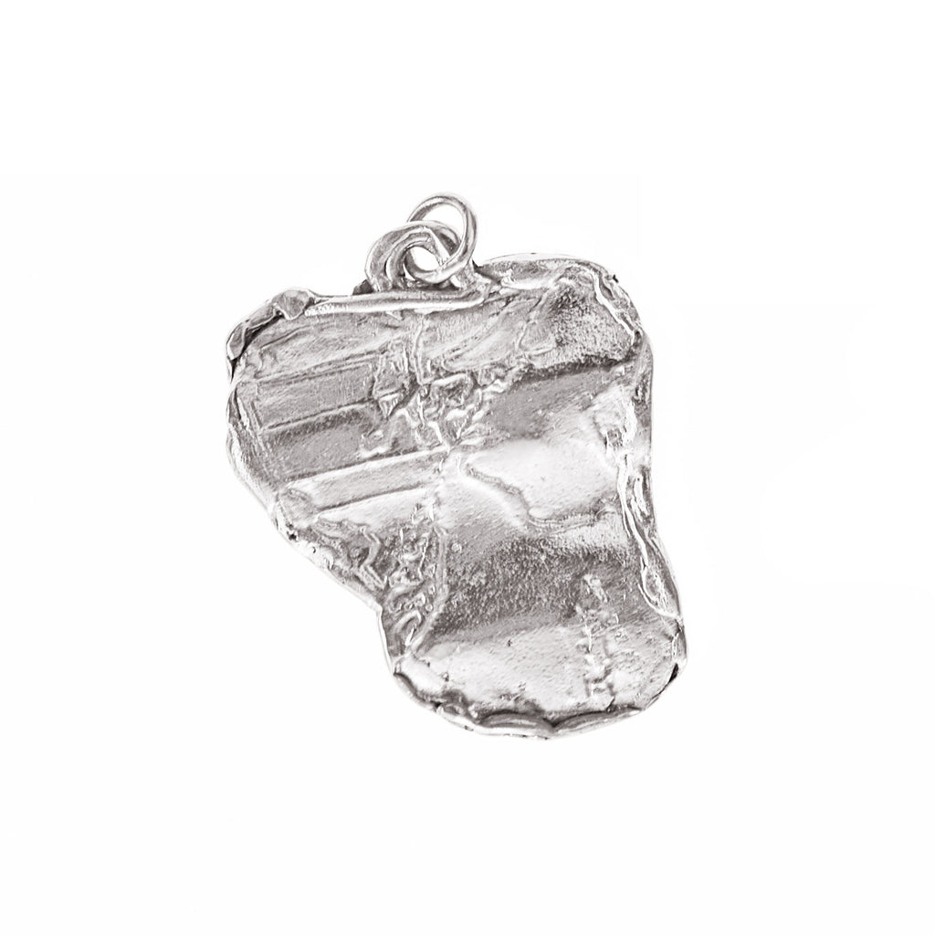 Navigatio Darwin Charm - Recycled Sterling Silver