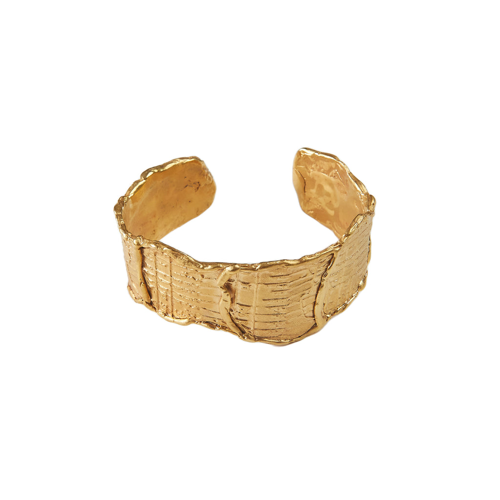 Navigatio Dromos Bracelet - Gold Plated Brass