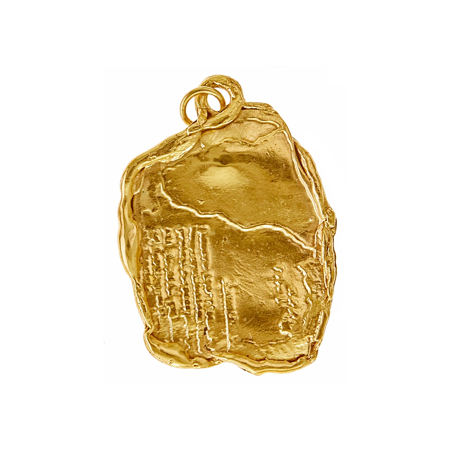 Navigatio Gao Charm - Gold Plated Brass