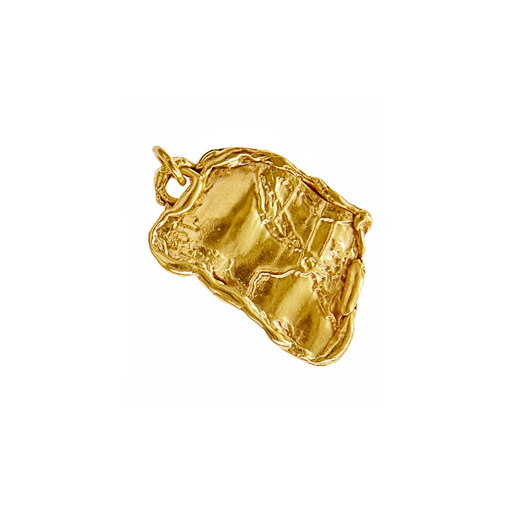 Navigatio Lae Charm - Gold Vermeil Recycled Silver