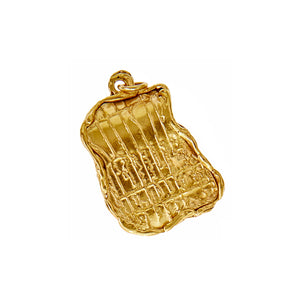 Navigatio San Juan Charm - Gold Plated Brass